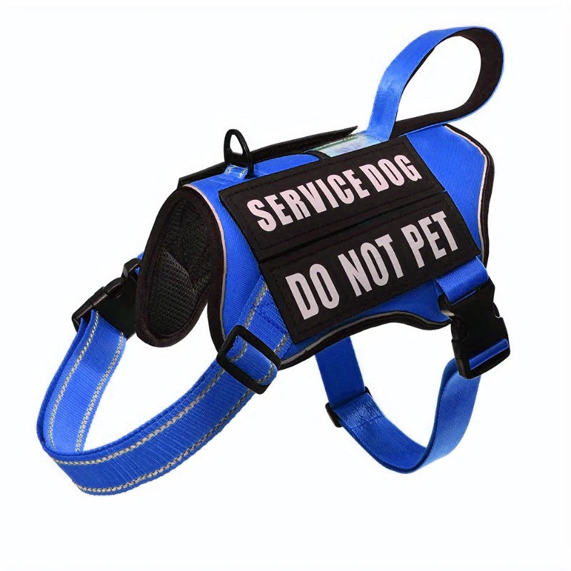 Reflective Nlyon No Pull Dog Harness with 4 Patches