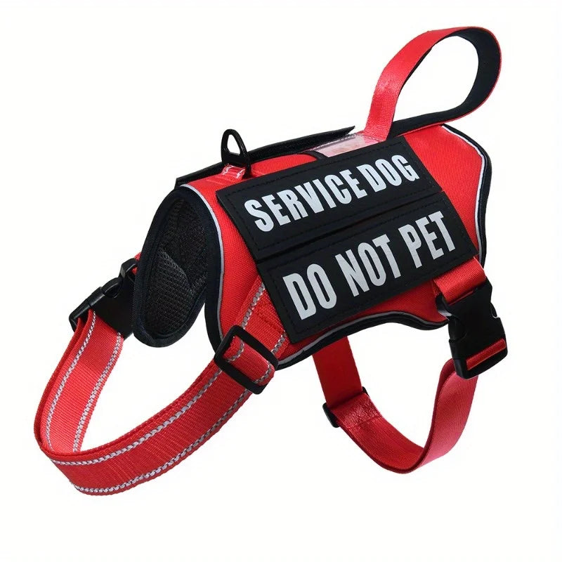 Reflective Nlyon No Pull Dog Harness with 4 Patches