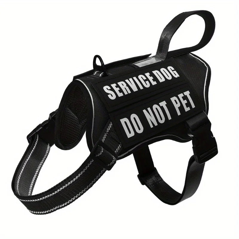 Reflective Nlyon No Pull Dog Harness with 4 Patches
